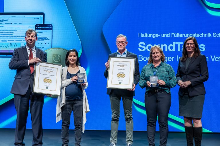 Goldmedaille beim Innovations AWARD und Animal Welfare AWARD der DLG: SoundTalks® – Frühwarnung bei Husten