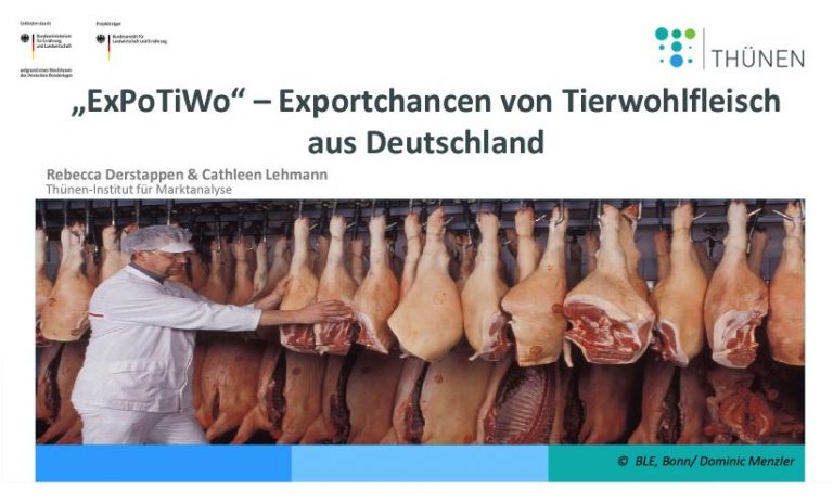Tierwohl-Fleisch aus Deutschland nur mäßig attraktiv in anderen Ländern